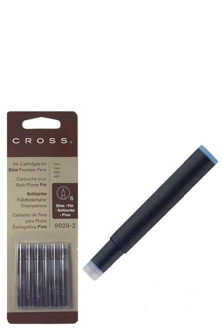 ΑΜΠΟΥΛΕΣ CROSS 6ΤΕΜ.SLIM ΜΠΛΕ 8929-2