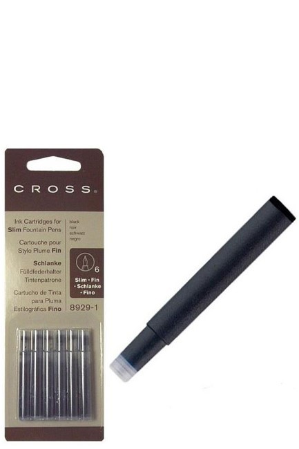 ΑΜΠΟΥΛΕΣ CROSS 6ΤΕΜ.SLIM ΜΑΥΡΕΣ 8929-1