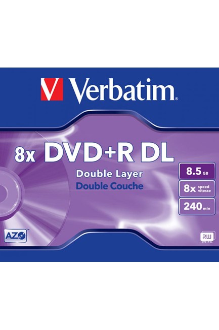 DVD+R 8.5GΒ*8 VΕRΒΑΤΙΜ DΟUΒLΕ LΑΥΕR 43541
