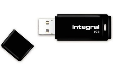 MEMORY USB 8GB INTEGRAL 718984 BLACK