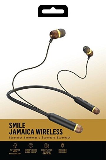 ΑΚΟΥΣΤΙΚΑ ΕΝΔΩΤΙΑ SMILE JAMAICA EM-JE083 ΑΣΥΡΜΑΤΑ BLUETOOTH NECK BAND MICROPHONE-BRASS