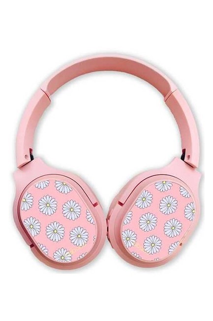 ΑΚΟΥΣΤΙΚΑ ERT ΚΕΦΑΛΗΣ ΗΑΝDS FRΕΕ BLUETOOTH BABACO FLOWERS PINK