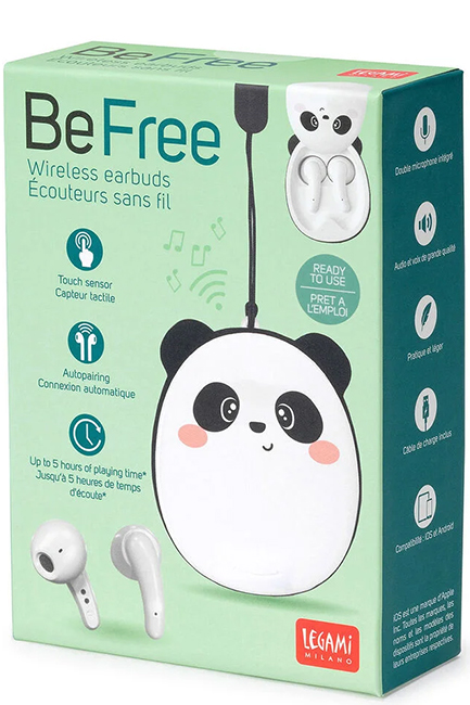 ΑΚΟΥΣΤΙΚΑ ΕΝΔΩΤΙΑ LEGAMI EAR0001 WIRELESS BE FREE-PANDA