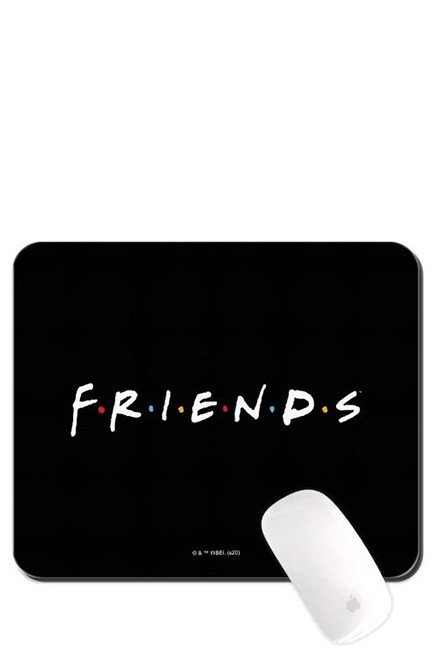 MOUSE PAD WMPFRDS001 FRIENDS 002 BLACK