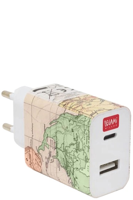 ΠΟΛΥΜΠΡΙΖΟ USB/TYPE-C 2 ΘΕΣΕΩΝ LEGAMI PLUG AND CHARGE WACHKIT1