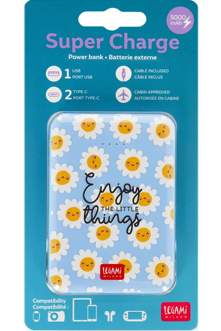 POWER BANK LEGAMI 5000 MAH POW0036 DAISY