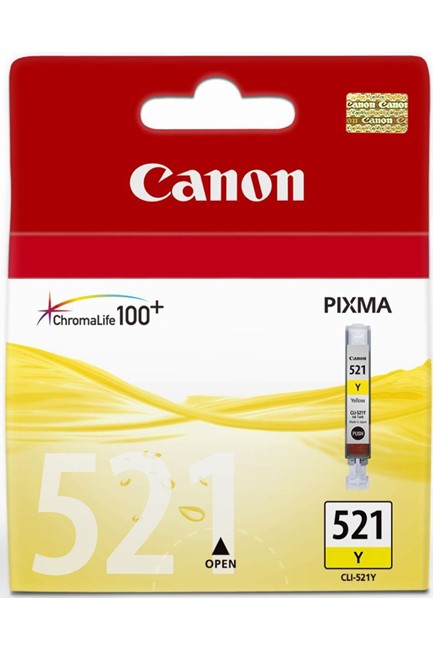 ΜΕΛΑΝΙ INKJET CΑΝΟΝ CLI-521 ΥΕLLΟW (2936Β001)