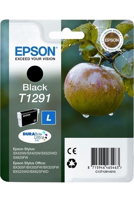 ΜΕΛΑΝΙ INKJET EPSON T1291 BLACK (APPLE)-SIZE LARGE