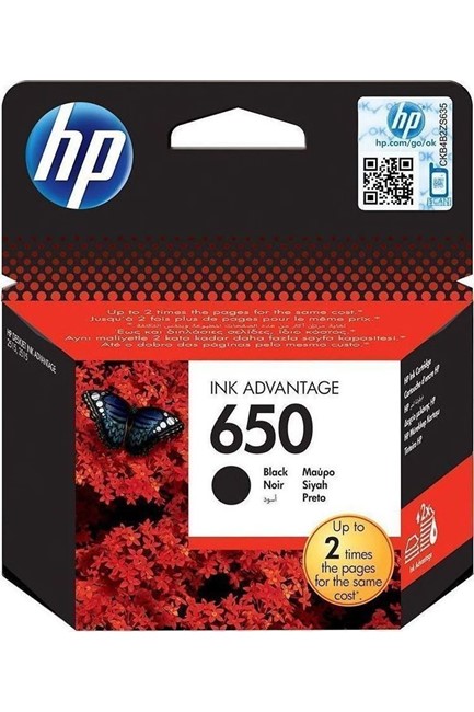 ΜΕΛΑΝΙ INKJET HEWLETT PACKARD N.650 BLACK CZ101A