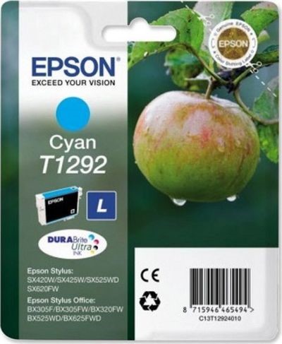 ΜΕΛΑΝΙ INKJET EPSON T1292 CYAN (APPLE)-SIZE LARGE