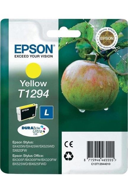 ΜΕΛΑΝΙ INKJET EPSON T1294 YELLOW (APPLE)-SIZE LARGE