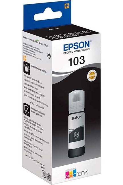 ΜΕΛΑΝΙ INKJET EPSON 103 Τ00S14A BLACK 65ml.