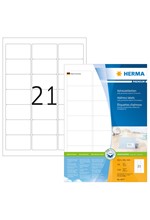 ΕΤΙΚΕΤΕΣ INKJET/LASER/COPIER 63,5*38,1mm.100Φ.HERMA 4677