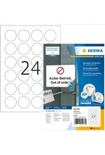 ΕΤΙΚΕΤΕΣ INKJET/LASER/COPIER ΣΤΡΟΓΓΥΛΕΣ 40mm.100Φ.HERMA MOVABLES 4476