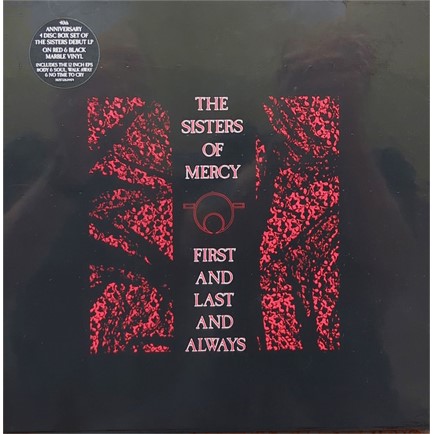 SISTERS OF MERCY - FIRST AND LAST AND ALWAYS LTD BLACK & RED (4 LP)