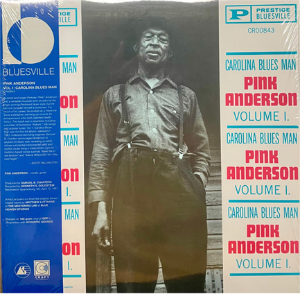 PINK ANDERSON - VOL. 1: CAROLINA BLUES MAN