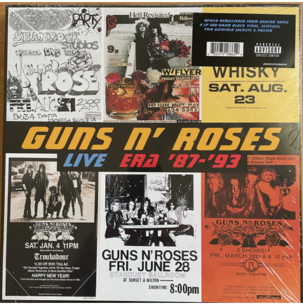 GUNS N' ROSES - LIVE ERA '87-'93 (4 LP)