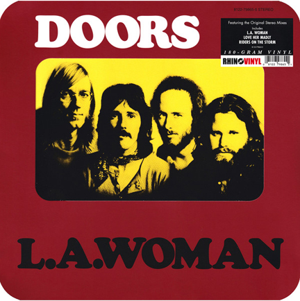 THE DOORS - L.A. WOMAN ROUNDED CORNER