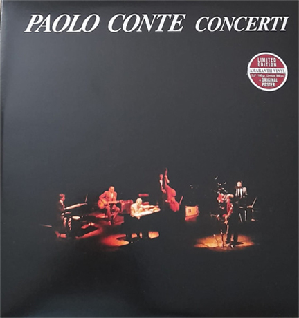 PAOLO CONTE - CONCERTI (AMARANTH) (2LP) + ORIGINAL POSTER