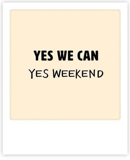 ΚΑΡΤΑΚΙ PICKMOTION ΜΟΝΟ YES WE CAN YES WEEKEND