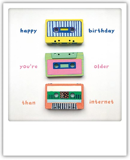 ΚΑΡΤΑ PICKMOTION ΜΟΝΗ HAPPY BIRTHDAY YOU'RE OLDER THAN INTERNET