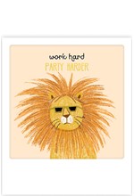 ΚΑΡΤΑΚΙ PICKMOTION ΜΟΝΟ WORK HARD PARTY HARDER