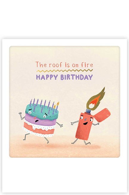 ΚΑΡΤΑΚΙ PICKMOTION ΜΟΝΟ THE ROOF IS ON FIRE CAKE CHASE