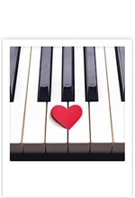 ΚΑΡΤΑ PICKMOTION ΜΟΝΗ PIANO HEART