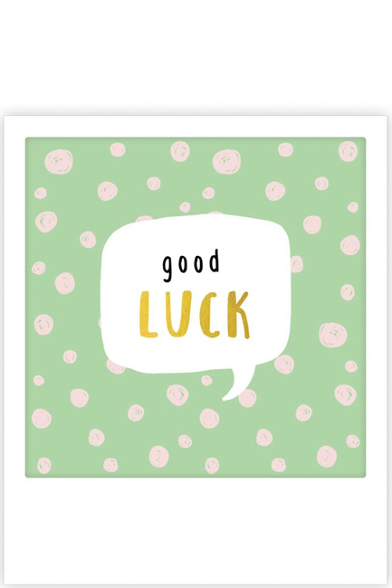 ΚΑΡΤΑΚΙ PICKMOTION ΜΟΝΟ GOOD LUCK