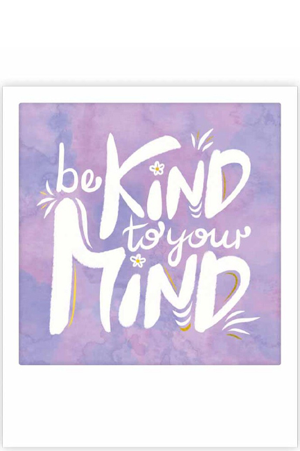 ΚΑΡΤΑΚΙ PICKMOTION ΜΟΝΟ BE KIND TO YOUR MIND