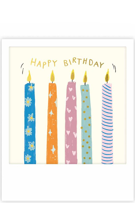 ΚΑΡΤΑΚΙ PICKMOTION ΜΟΝΟ HAPPY BIRTHDAY CANDLES