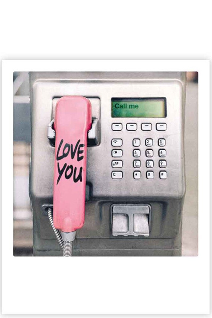 ΚΑΡΤΑ PICKMOTION ΜΟΝΗ LOVE YOU CALL ME TELEPHONE BOOTH
