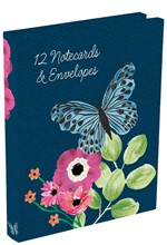 ΚΑΡΤΑ ΕΥΧΕΤΗΡΙΑ ΣΕΤ 12ΤΕΜ.ΜΕ ΦΑΚΕΛΟ THE GIFTED STATIONERY FLUTTER B
