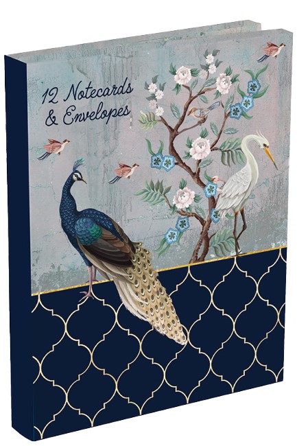 ΚΑΡΤΑ ΕΥΧΕΤΗΡΙΑ ΣΕΤ 12ΤΕΜ.ΜΕ ΦΑΚΕΛΟ THE GIFTED STATIONERY OPULENCE B