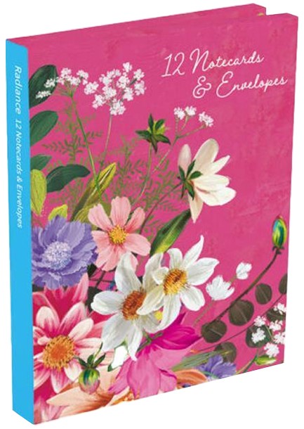ΚΑΡΤΑ ΕΥΧΕΤΗΡΙΑ ΣΕΤ 12ΤΕΜ.ΜΕ ΦΑΚΕΛΟ THE GIFTED STATIONERY RADIANCE A