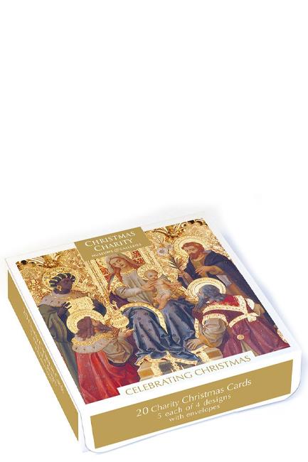 ΚΑΡΤΑ ΕΥΧΕΤΗΡΙΑ XMAS ΣΕΤ 20ΤΕΜ.ΜΕ ΦΑΚΕΛΟ MUSEUMS & GALLERIES CELEBRATING CHRISTMAS