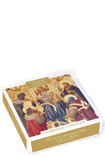 ΚΑΡΤΑ ΕΥΧΕΤΗΡΙΑ XMAS ΣΕΤ 20ΤΕΜ.ΜΕ ΦΑΚΕΛΟ MUSEUMS & GALLERIES CELEBRATING CHRISTMAS