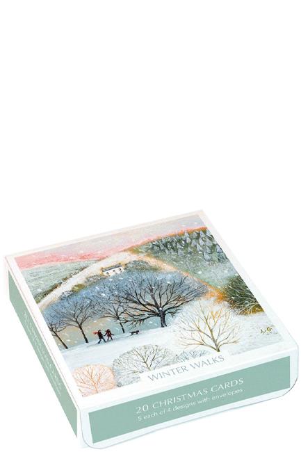 ΚΑΡΤΑ ΕΥΧΕΤΗΡΙΑ XMAS ΣΕΤ 20ΤΕΜ.ΜΕ ΦΑΚΕΛΟ MUSEUMS & GALLERIES WINTER WALKS