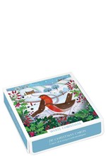 ΚΑΡΤΑ ΕΥΧΕΤΗΡΙΑ XMAS ΣΕΤ 20ΤΕΜ.ΜΕ ΦΑΚΕΛΟ MUSEUMS & GALLERIES WHITE CHRISTMAS