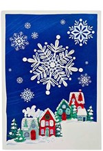 ΚΑΡΤΑ ΕΥΧΕΤΗΡΙΑ XMAS QUILLING FILIGRANA ΧΙΟΝΙΣΜΕΝΟ ΧΩΡΙΟ