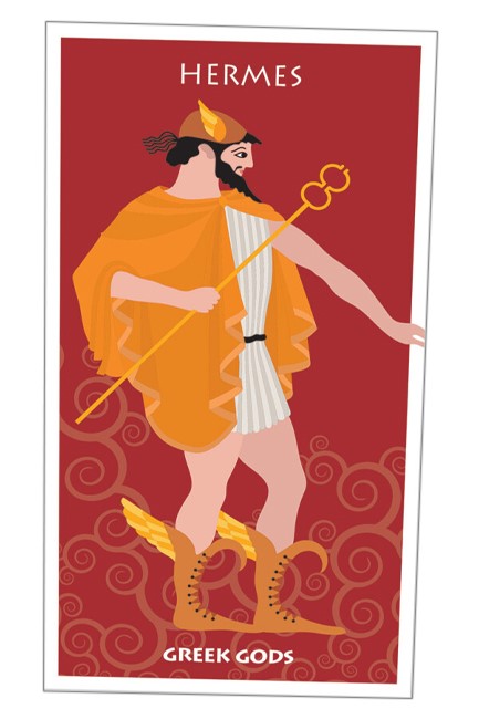 ΚΑΡΤΑ ΕΥΧΕΤΗΡΙΑ ANCIENT GREEK MYTHS-ΕΡΜΗΣ