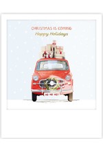 ΚΑΡΤΑ XMAS PICKMOTION ΜΟΝΗ CHRISTMAS IS COMING HAPPY HOLYDAYS
