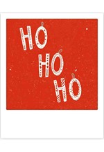 ΚΑΡΤΑΚΙ XMAS PICKMOTION ΜΟΝΟ HO HO HO RED