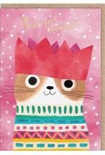 ΚΑΡΤΑ XMAS OHH DEER CROWN CAT 9697