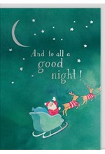 ΚΑΡΤΑ XMAS OHH DEER SANTA SLEIGH 12763