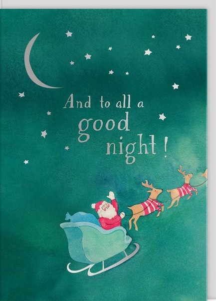 ΚΑΡΤΑ XMAS OHH DEER SANTA SLEIGH 12763