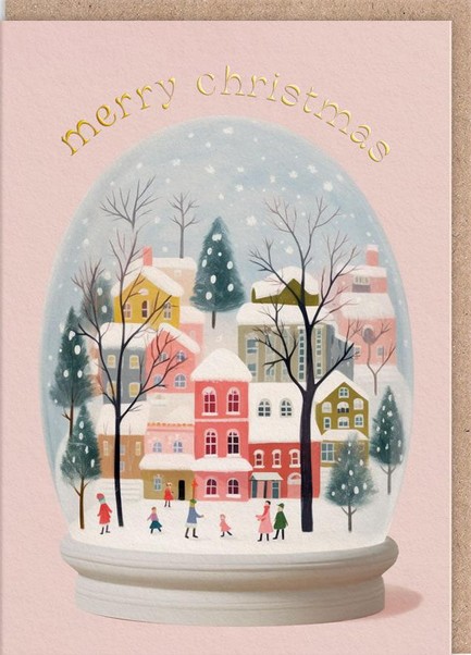 ΚΑΡΤΑ XMAS OHH DEER MERRY CHRISTMAS SNOWGLOBE 12815