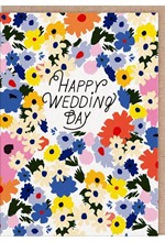ΚΑΡΤΑ OHH DEER HAPPY WEDDING DAY FLORAL 9811