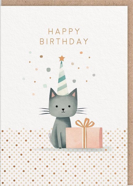 ΚΑΡΤΑ OHH DEER CAT HAPPY 11246