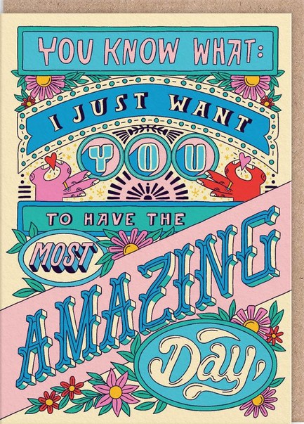 ΚΑΡΤΑ OHH DEER JUST HAVE THE MOST AMAZING DAY 9844